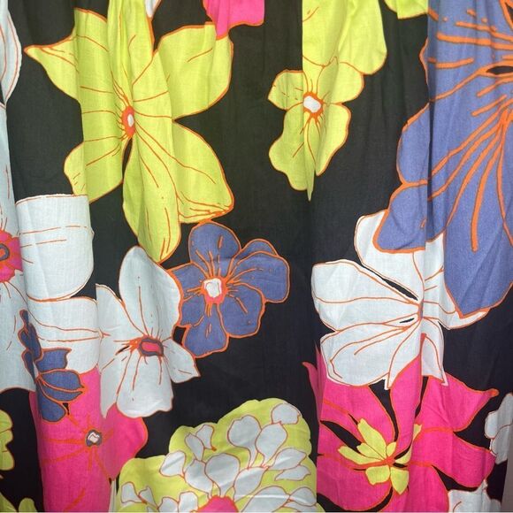 Modcloth Smocked Mini Dress Summertime Garden Stories Honolulu Floral M NWT - Picture 11 of 13